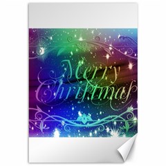Christmas Greeting Card Frame Canvas 12  X 18   by Celenk