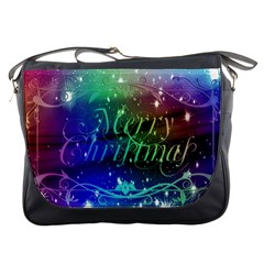 Christmas Greeting Card Frame Messenger Bags