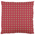 Christmas Wrapping Paper Large Cushion Case (Two Sides) Front