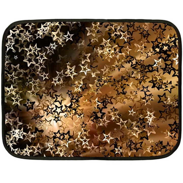 Star Sky Graphic Night Background Fleece Blanket (Mini)