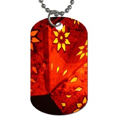 Star Light Christmas Romantic Hell Dog Tag (one Side) by Celenk