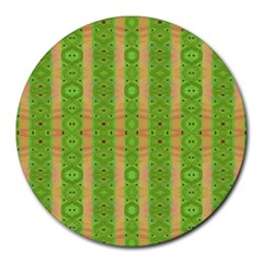 Seamless Tileable Pattern Design Round Mousepads by Celenk