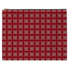 Christmas Paper Wrapping Paper Cosmetic Bag (xxxl)  by Celenk