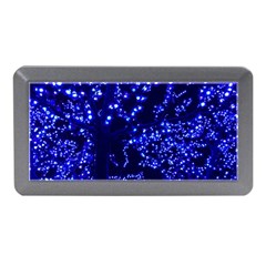 Lights Blue Tree Night Glow Memory Card Reader (mini) by Celenk