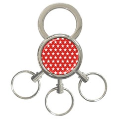 Star Christmas Advent Structure 3-ring Key Chains by Celenk