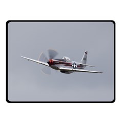 P-51 Mustang Flying Fleece Blanket (small)