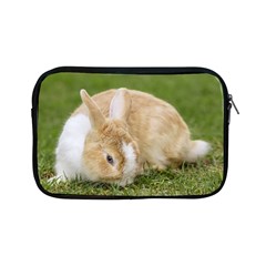 Beautiful Blue Eyed Bunny On Green Grass Apple Ipad Mini Zipper Cases by Ucco