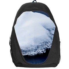 Ice, Snow And Moving Water Backpack Bag by Ucco