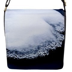 Ice, Snow And Moving Water Flap Messenger Bag (s)