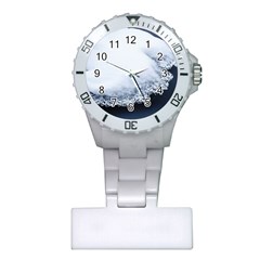 Ice, Snow And Moving Water Plastic Nurses Watch by Ucco