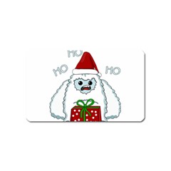 Yeti Xmas Magnet (name Card) by Valentinaart