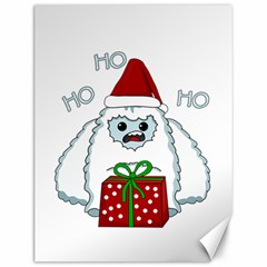 Yeti Xmas Canvas 12  X 16   by Valentinaart