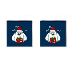 Yeti Xmas Cufflinks (square) by Valentinaart