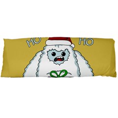 Yeti Xmas Body Pillow Case Dakimakura (two Sides) by Valentinaart