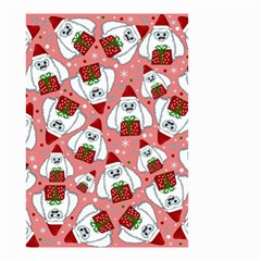 Yeti Xmas Pattern Small Garden Flag (two Sides) by Valentinaart