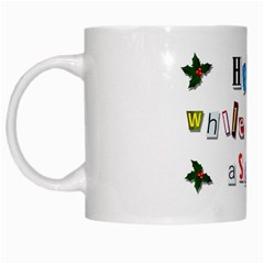 Santa s Note White Mugs