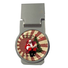 Karl Marx Santa  Money Clips (round) 