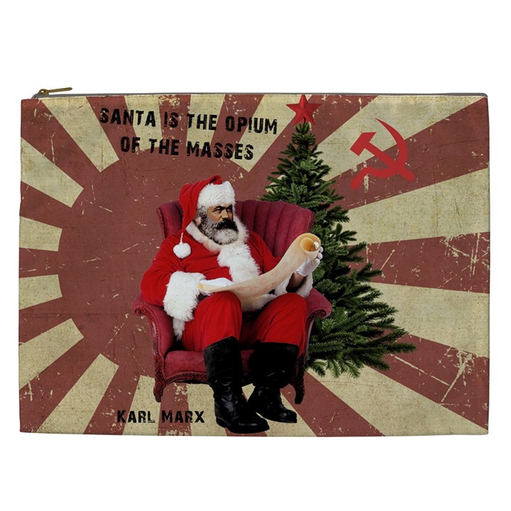 Karl Marx Santa  Cosmetic Bag (XXL) 