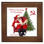 Karl Marx Santa  Framed Tiles Front