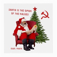 Karl Marx Santa  Medium Glasses Cloth by Valentinaart