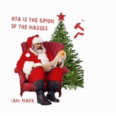 Karl Marx Santa  Small Garden Flag (two Sides) by Valentinaart