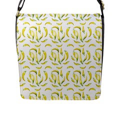 Chilli Pepers Pattern Motif Flap Messenger Bag (l)  by dflcprints