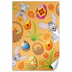 Easter Bunny And Egg Basket Canvas 20  X 30   by allthingseveryone