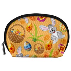 Easter Bunny And Egg Basket Accessory Pouches (large) 