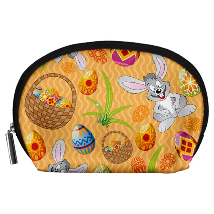 Easter Bunny And Egg Basket Accessory Pouches (Large) 