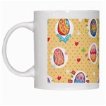 Fun Easter Eggs White Mugs Left