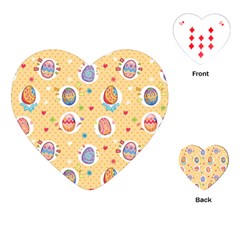 Fun Easter Eggs Playing Cards (heart)  by allthingseveryone
