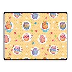 Fun Easter Eggs Fleece Blanket (small) by allthingseveryone