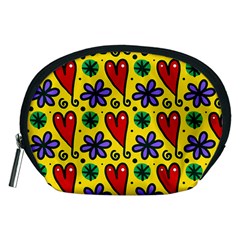 Spring Love Accessory Pouches (medium)  by allthingseveryone