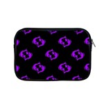 Purple Pisces On Black Background Apple MacBook Pro 15  Zipper Case Front