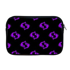 Purple Pisces On Black Background Apple Macbook Pro 17  Zipper Case by allthingseveryone