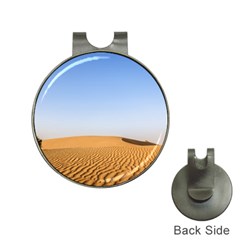 Desert Dunes With Blue Sky Hat Clips With Golf Markers by Ucco