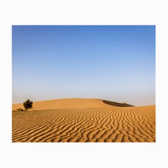 Desert Dunes With Blue Sky Small Glasses Cloth (2-side) by Ucco