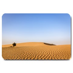 Desert Dunes With Blue Sky Large Doormat  by Ucco