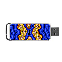 Emu Dreaming Portable Usb Flash (two Sides) by hogartharts