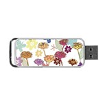 Flowers Butterflies Dragonflies Portable USB Flash (One Side) Front