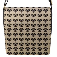 Puppy Dog Pug Pup Graphic Flap Messenger Bag (s) by Celenk