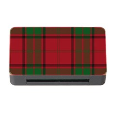 Red And Green Tartan Plaid Memory Card Reader With Cf by allthingseveryone