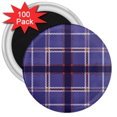 Purple Heather Plaid 3  Magnets (100 Pack) by allthingseveryone