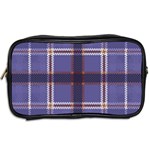 Purple Heather Plaid Toiletries Bags 2-Side Back