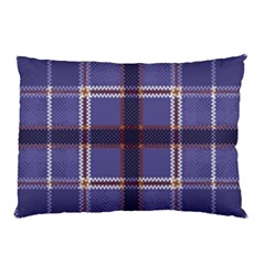 Purple Heather Plaid Pillow Case (two Sides) by allthingseveryone