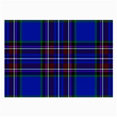 Bright Blue Plaid Large Glasses Cloth (2-side) by allthingseveryone