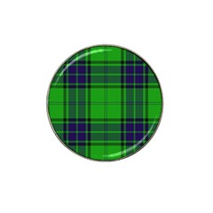 Green And Blue Plaid Hat Clip Ball Marker by allthingseveryone