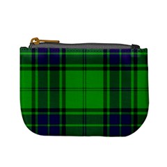 Green And Blue Plaid Mini Coin Purses by allthingseveryone