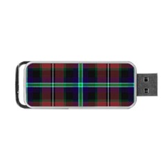 Purple And Red Tartan Plaid Portable Usb Flash (two Sides) by allthingseveryone