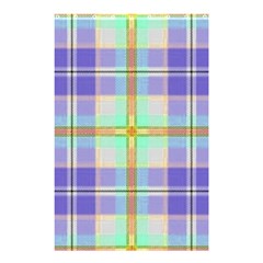 Blue And Yellow Plaid Shower Curtain 48  x 72  (Small) 